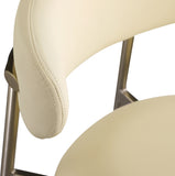 Lupita Vegan Leather Upholstered Counter Stool — 995-C - Cream - 995Cream-C alternate view 6