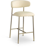 Lupita Vegan Leather Upholstered Counter Stool — 995-C - Cream - 995Cream-C