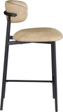 Lupita Vegan Leather Upholstered Counter Stool — 996-C - Tan - 996Tan-C alternate view 3