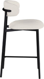 Lupita Vegan Leather Upholstered Counter Stool — 996-C - White - 996White-C alternate view 3