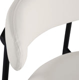 Lupita Vegan Leather Upholstered Counter Stool — 996-C - White - 996White-C alternate view 6
