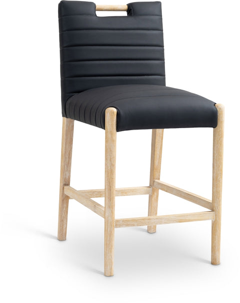 Aimee Vegan Leather Upholstered Counter Stool — 11028-C