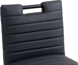 Aimee Vegan Leather Upholstered Counter Stool — 11029-C - Black - 11029Black-C alternate view 7
