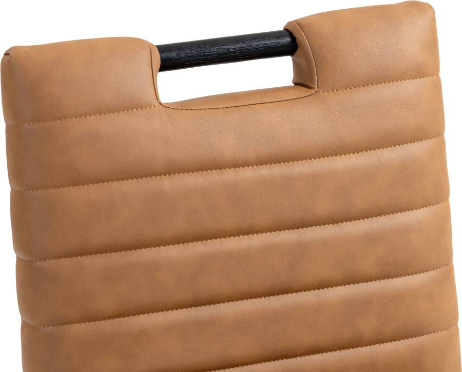 Aimee Vegan Leather Upholstered Counter Stool — 11029-C - Cognac - 11029Cognac-C alternate view 7