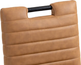 Aimee Vegan Leather Upholstered Counter Stool — 11029-C - Cognac - 11029Cognac-C alternate view 7