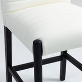 Aimee Vegan Leather Upholstered Counter Stool — 11029-C - Cream - 11029Cream-C alternate view 6