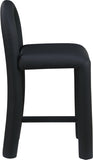 Amari Vegan Leather Upholstered Counter Stool — 11064-C - Black - 11064Black-C alternate view 3