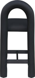 Amari Vegan Leather Upholstered Counter Stool — 11064-C - Black - 11064Black-C alternate view 4
