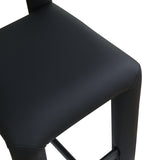 Amari Vegan Leather Upholstered Counter Stool — 11064-C - Black - 11064Black-C alternate view 6