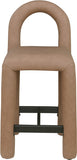 Amari Vegan Leather Upholstered Counter Stool — 11064-C - Brown - 11064Brown-C alternate view 2