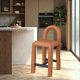 Amari Vegan Leather Upholstered Counter Stool — 11064-C - Cognac - 11064Cognac-C alternate view 1