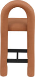 Amari Vegan Leather Upholstered Counter Stool — 11064-C - Cognac - 11064Cognac-C alternate view 4
