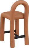 Amari Vegan Leather Upholstered Counter Stool — 11064-C - Cognac - 11064Cognac-C alternate view 5
