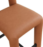 Amari Vegan Leather Upholstered Counter Stool — 11064-C - Cognac - 11064Cognac-C alternate view 6