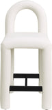 Amari Vegan Leather Upholstered Counter Stool — 11064-C - Cream - 11064Cream-C alternate view 2