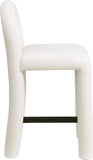 Amari Vegan Leather Upholstered Counter Stool — 11064-C - Cream - 11064Cream-C alternate view 3