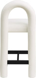 Amari Vegan Leather Upholstered Counter Stool — 11064-C - Cream - 11064Cream-C alternate view 4