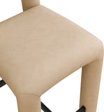 Amari Vegan Leather Upholstered Counter Stool — 11064-C - Tan - 11064Tan-C alternate view 6