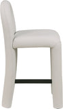 Amari Vegan Leather Upholstered Counter Stool — 11064-C - Taupe - 11064Taupe-C alternate view 3