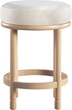 Monette Velvet Upholstered Counter Stool — 976-C - Cream - 976Cream-C alternate view 2