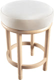 Monette Velvet Upholstered Counter Stool — 976-C - Cream - 976Cream-C alternate view 4