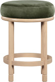 Monette Velvet Upholstered Counter Stool — 976-C - Green - 976Green-C alternate view 2