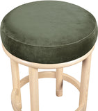 Monette Velvet Upholstered Counter Stool — 976-C - Green - 976Green-C alternate view 3