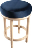 Monette Velvet Upholstered Counter Stool — 976-C - Blue - 976Navy-C alternate view 4
