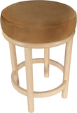 Monette Velvet Upholstered Counter Stool — 976-C - Saddle - 976Saddle-C alternate view 4