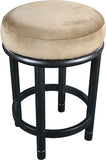Monette Velvet Upholstered Counter Stool — 977-C - Beige - 977Beige-C alternate view 4
