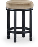 Monette Velvet Upholstered Counter Stool — 977-C - Beige - 977Beige-C