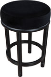 Monette Velvet Upholstered Counter Stool — 977-C - Black - 977Black-C alternate view 4