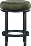 Monette Velvet Upholstered Counter Stool — 977-C - Green - 977Green-C alternate view 2