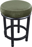 Monette Velvet Upholstered Counter Stool — 977-C - Green - 977Green-C alternate view 4
