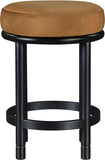 Monette Velvet Upholstered Counter Stool — 977-C - Saddle - 977Saddle-C alternate view 2