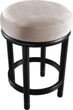 Monette Velvet Upholstered Counter Stool — 977-C - Taupe - 977Taupe-C alternate view 4