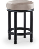 Monette Velvet Upholstered Counter Stool — 977-C - Taupe - 977Taupe-C