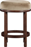 Monette Velvet Upholstered Counter Stool — 978-C - Beige - 978Beige-C alternate view 2