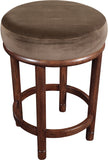 Monette Velvet Upholstered Counter Stool — 978-C - Brown - 978Brown-C alternate view 4