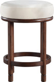 Monette Velvet Upholstered Counter Stool — 978-C - Cream - 978Cream-C alternate view 2