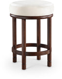 Monette Velvet Upholstered Counter Stool — 978-C - Cream - 978Cream-C