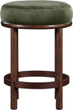 Monette Velvet Upholstered Counter Stool — 978-C - Green - 978Green-C alternate view 2