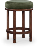 Monette Velvet Upholstered Counter Stool — 978-C - Green - 978Green-C