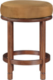 Monette Velvet Upholstered Counter Stool — 978-C - Saddle - 978Saddle-C alternate view 2
