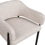 Dame Fabric Upholstered Counter Stool — 975-C - Beige - 975Beige-C alternate view 6