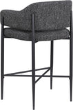Dame Fabric Upholstered Counter Stool — 975-C - Black - 975Black-C alternate view 5
