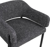 Dame Fabric Upholstered Counter Stool — 975-C - Black - 975Black-C alternate view 6