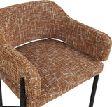 Dame Fabric Upholstered Counter Stool — 975-C - Cognac - 975Cognac-C alternate view 6