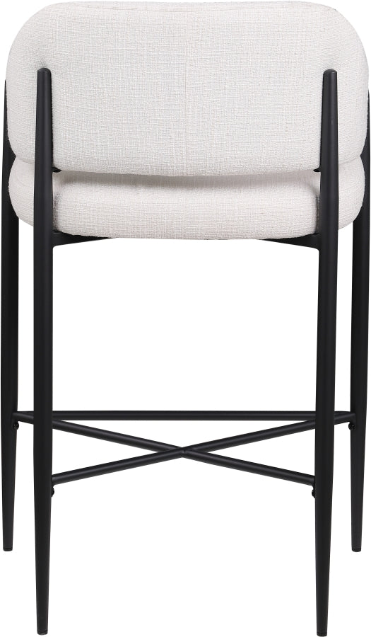 Dame Fabric Upholstered Counter Stool — 975-C - Cream - 975Cream-C alternate view 4