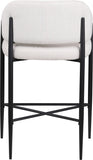 Dame Fabric Upholstered Counter Stool — 975-C - Cream - 975Cream-C alternate view 4